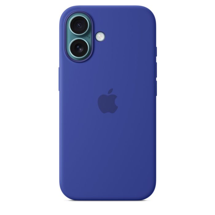 Apple iPhone 16 Silicone Case with MagSafe, Ultramarine (Seasonal)