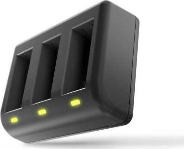 Karikues baterish për kamera Newell AHDBT-901, 3 porta, USB, i zi