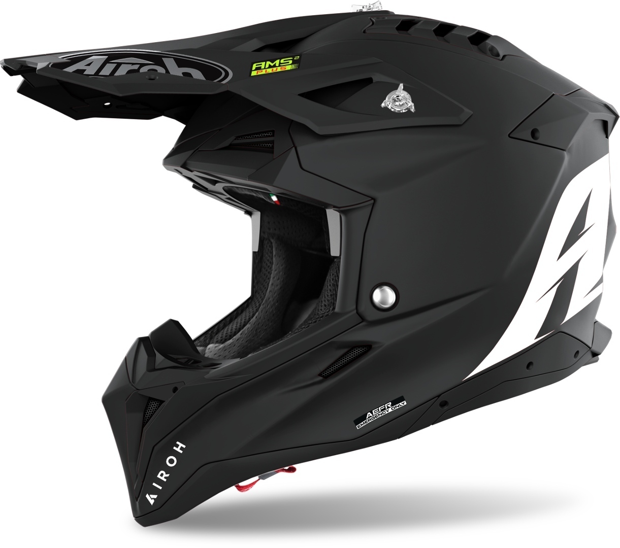 Helmetë motocross Airoh Aviator 3 Color, madhësia S, matt black