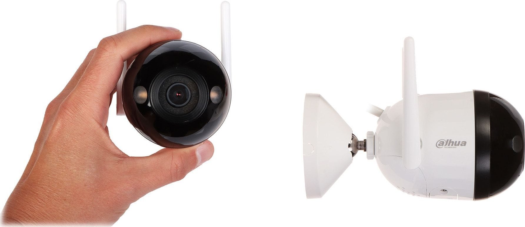 Kamerë WiFi sigurie Dahua IPC-F2CP LED 0280B, 2MP, Full Color, IP67, e bardhë