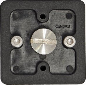 Плочка со брзо ослободување Велбон QB-3AS, завртка 1/4", компатибилна со Арка Свис, црна