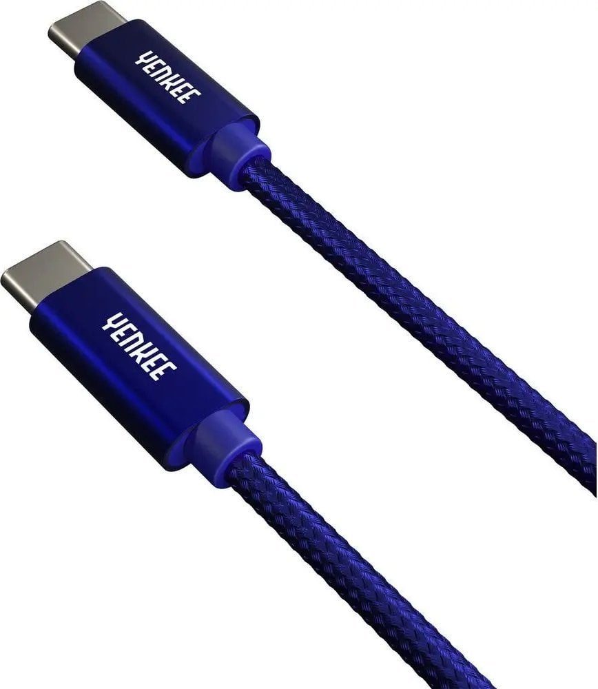 Kabllo USB C YENKEE YCU C101 BE, USB C 2.0 në USB C, 1m, e zezë