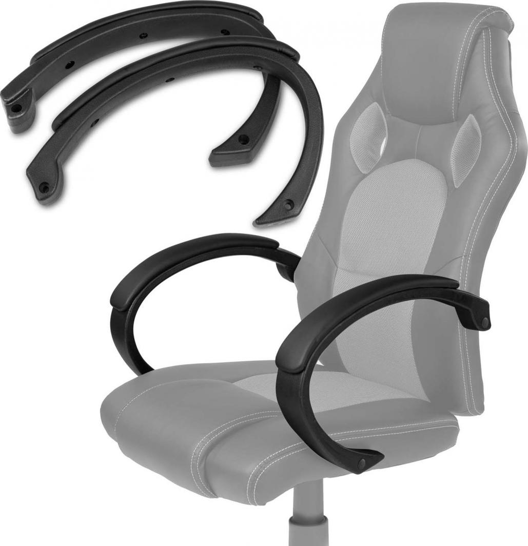 Mbështetëse krahësh Sofotel për karrigen e zyrës Master, të zeza