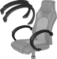 Mbështetëse krahësh Sofotel për karrigen e zyrës Master, të zeza