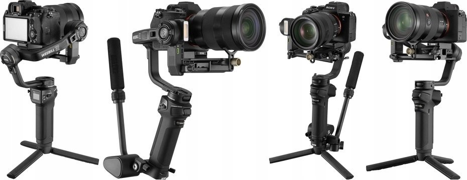 Stabilizator gimbal Zhiyun Weebill 3S Combo, për kamera, i zi
