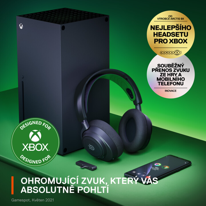 Kufje SteelSeries Arctis Nova 7X, të zeza