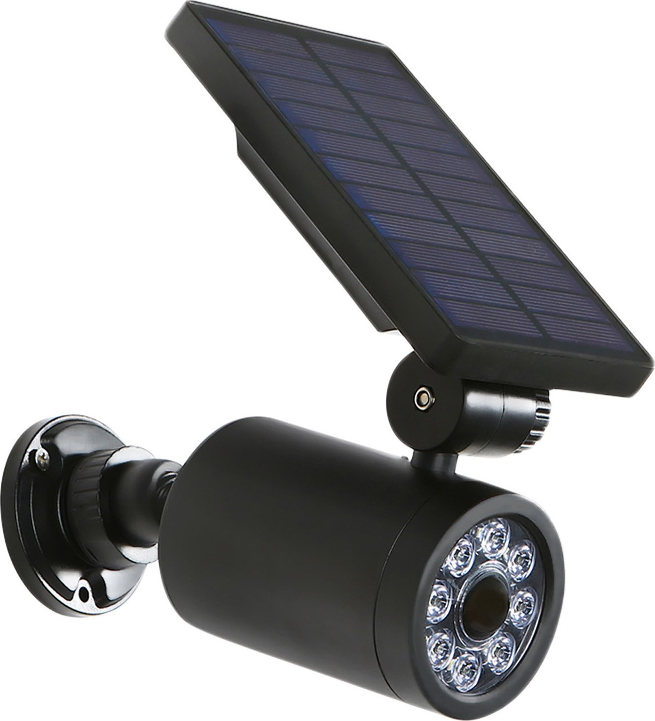 Kamerë sigurie false SOL1801S, diellore, me LED flash, e bardhë