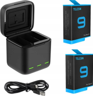 PowerBank Telesin, 2x bateri e rikarikueshme për Gopro Hero 9 PowerBank Telesin, 2x bateri e rikarikueshme për Gopro Hero 9