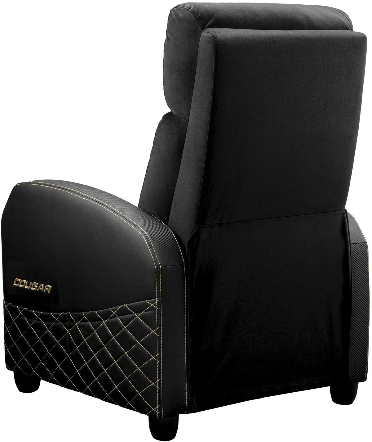 Гејминг столица Cougar Ranger Elite, механизам за нишање, метална конструкција, црна со златна