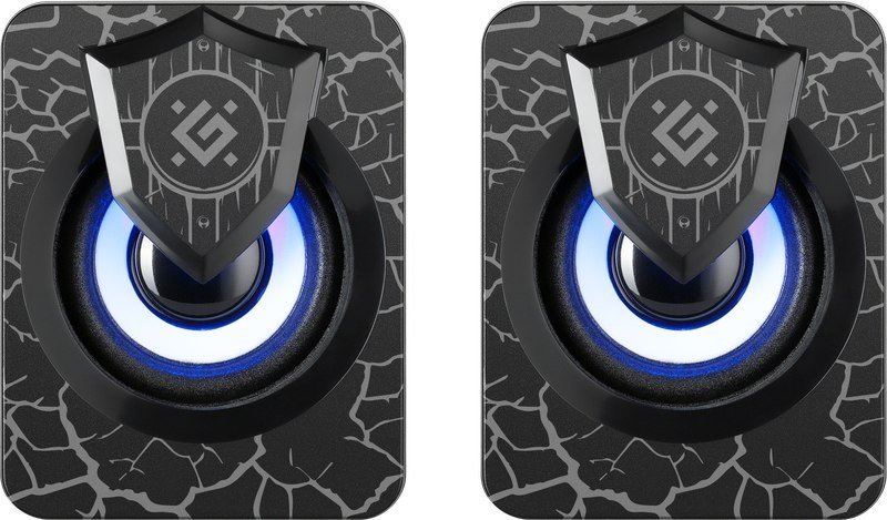 Altoparlantë Defender ONYX 2.0, 6W, USB, me LED, gri