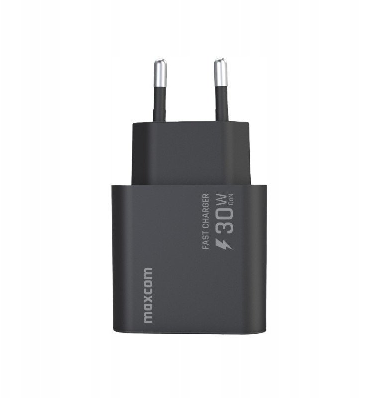 Полнач за ѕид MaxCom USB A+C 30W, 1x USB A, 1x USB C, бел
