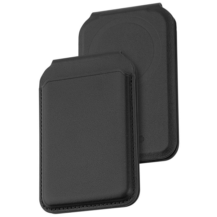 Dviced Leather MagSafe Foldable Cardholder, Black