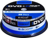 Disk DVD Intenso DVD+R DL 8.5 GB 8x, 25 copë Disk DVD Intenso DVD+R DL 8.5 GB 8x, 25 copë