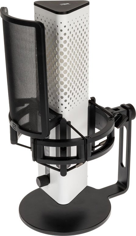 Mikrofon USB Endgame Gear XSTRM, kardioid, RGB, i bardhë