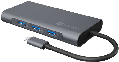 Docking station ICY BOX IB-DK4040-CPD USB-C me 2 dalje video