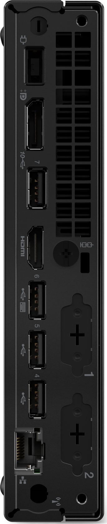 Kompjuter desktop Lenovo ThinkCentre M75q Gen 5, Ryzen 5 8500GE, RAM 16GB, SSD 512GB, i zi