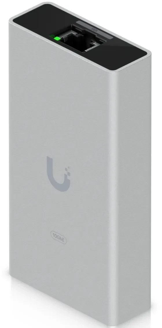 Мрежен адаптер Ubiquiti UniFi UACC-Adapter-RJ45-USBC-10GE, 10Gbps, USB C во RJ45, сиво и црно
