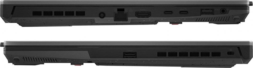 Laptop ASUS TUF Gaming A15, 15.6" 144 Hz, AMD Ryzen 5 7535HS, 16 GB RAM, 512 GB SSD, NVIDIA GeForce RTX 4050, i zi dhe i hirtë