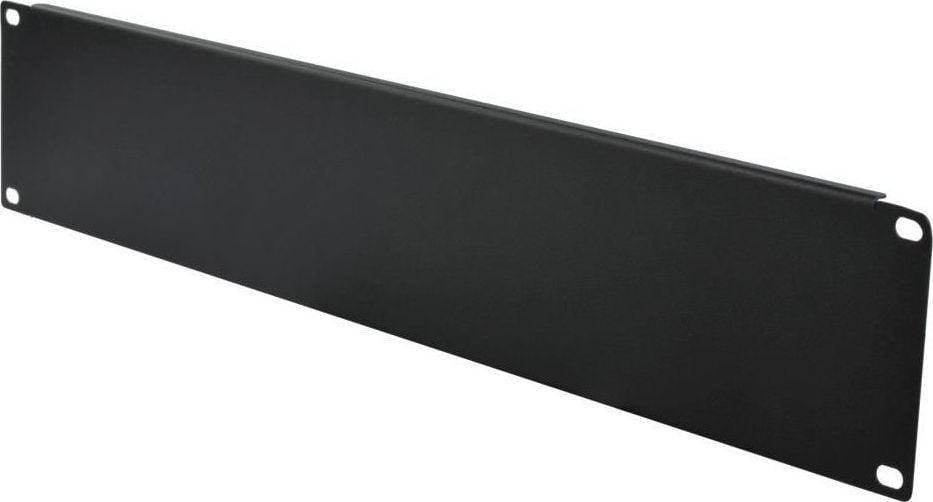 Panel mbulues rack Techly I-CASE BLANK-2-BK, 2U, 19", i zi