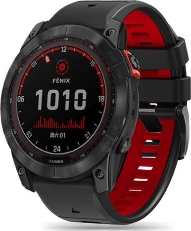 Rrip ore Tech-Protect Iconband Pro për Garmin Fenix 3 5X 3HR, TPU, sportiv, i zi