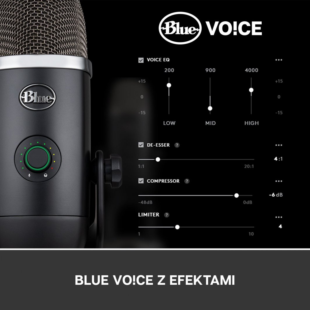 Mikrofon Blue Yeti X Pro, i zi