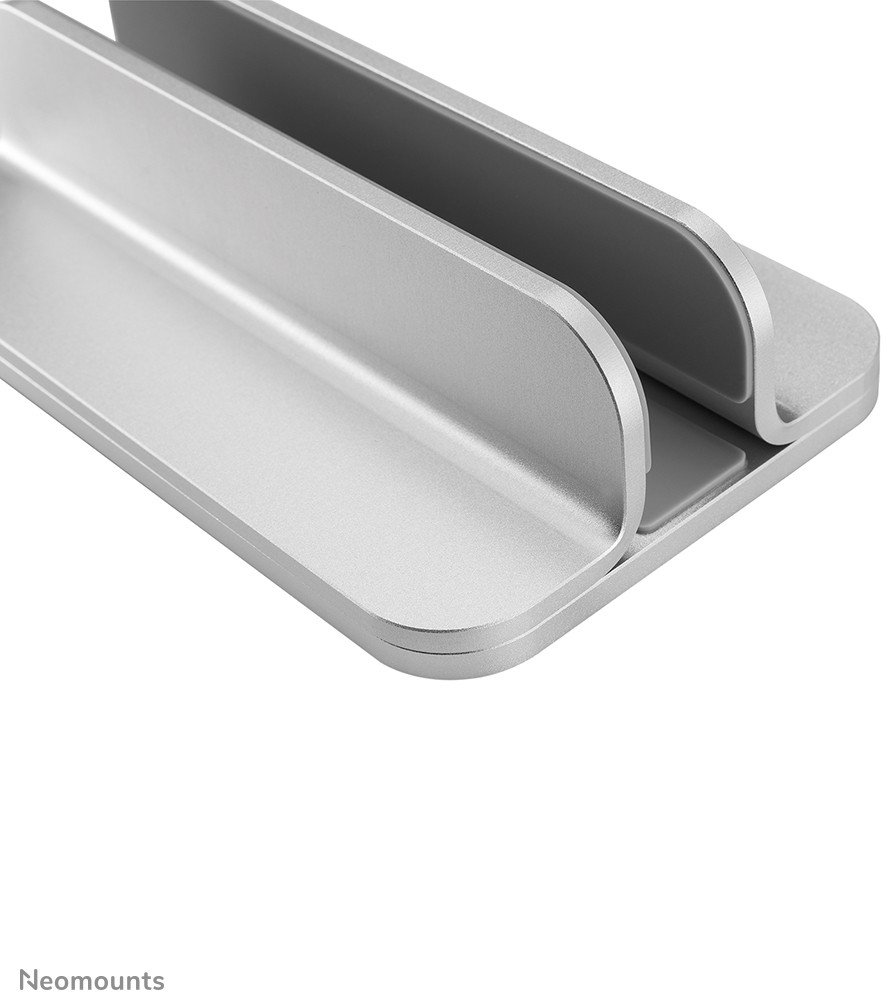 Mbajtëse vertikale për laptop Neomounts NSLS300SILVER, 11"-17", alumin, argjendtë
