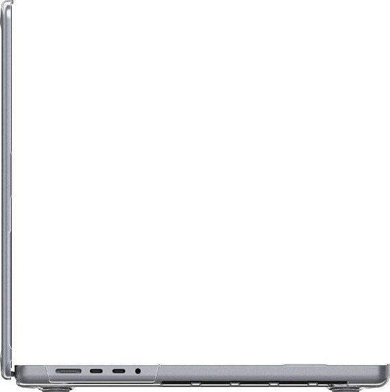 Mbulesë laptopi Spigen Thin Fit, për MacBook Pro 14" M1 A2442 dhe M2 A2779, transparente