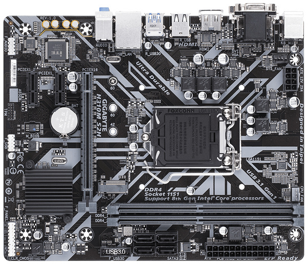 Pllakë amë Gigabyte H310M S2H Intel H310 LGA 1151 (Socket H4) micro ATX