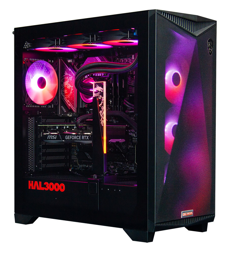 Kompjuter HAL3000 Master Gamer Pro Super, Intel i5-14600KF, 32GB RAM DDR5, 2TB SSD, RTX 4070 Ti Super, i zi