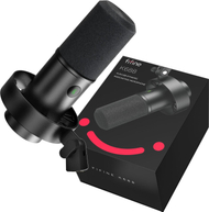 Mikrofon dinamik Fifine K688, USB XLR, me kufje 3.5mm, i zi