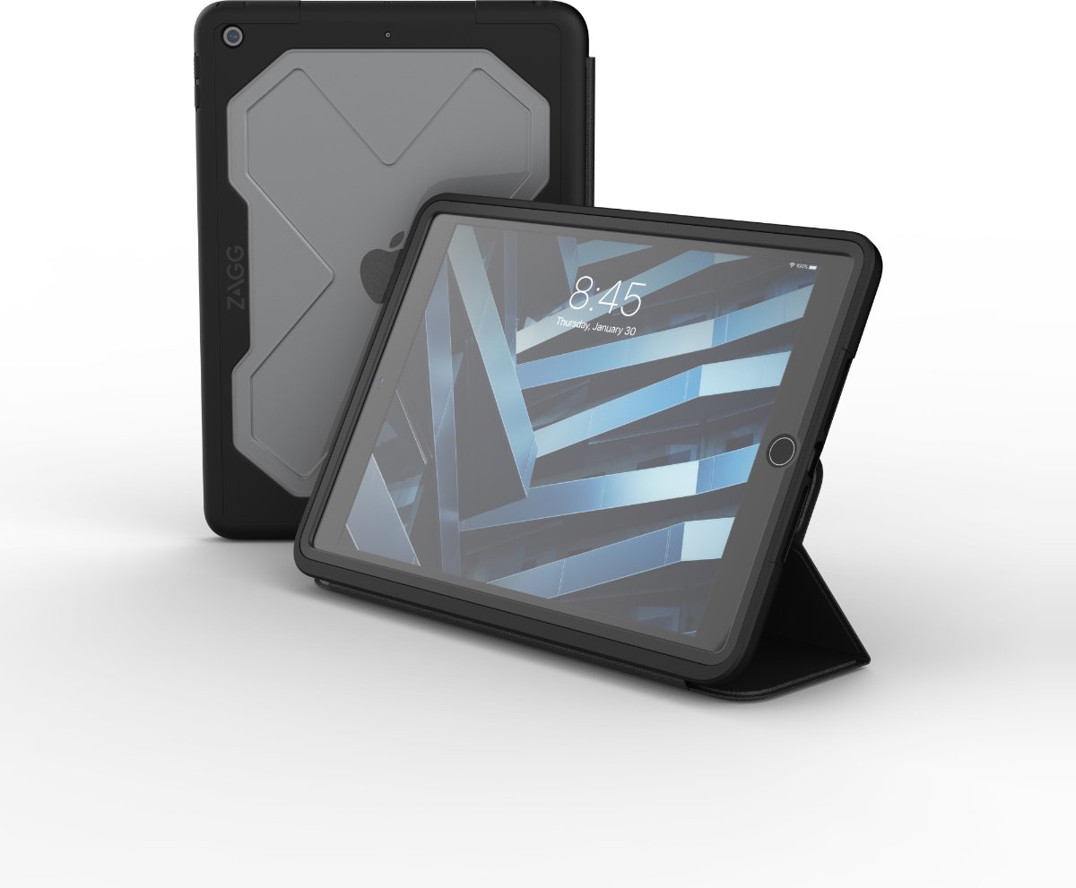 Mbrojtëse tableti ZAGG Rugged Messenger, për iPad 10.2", e zezë