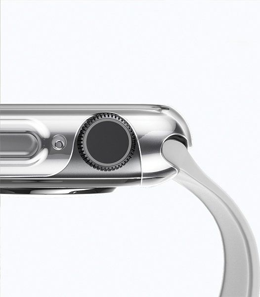 Mbrojtëse ore Uniq Garde për Apple Watch Series 4 5 40mm, gri e tymosur