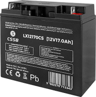 Bateri me xhel CSSB 12V 17Ah, e ripërtëritshme, e zezë