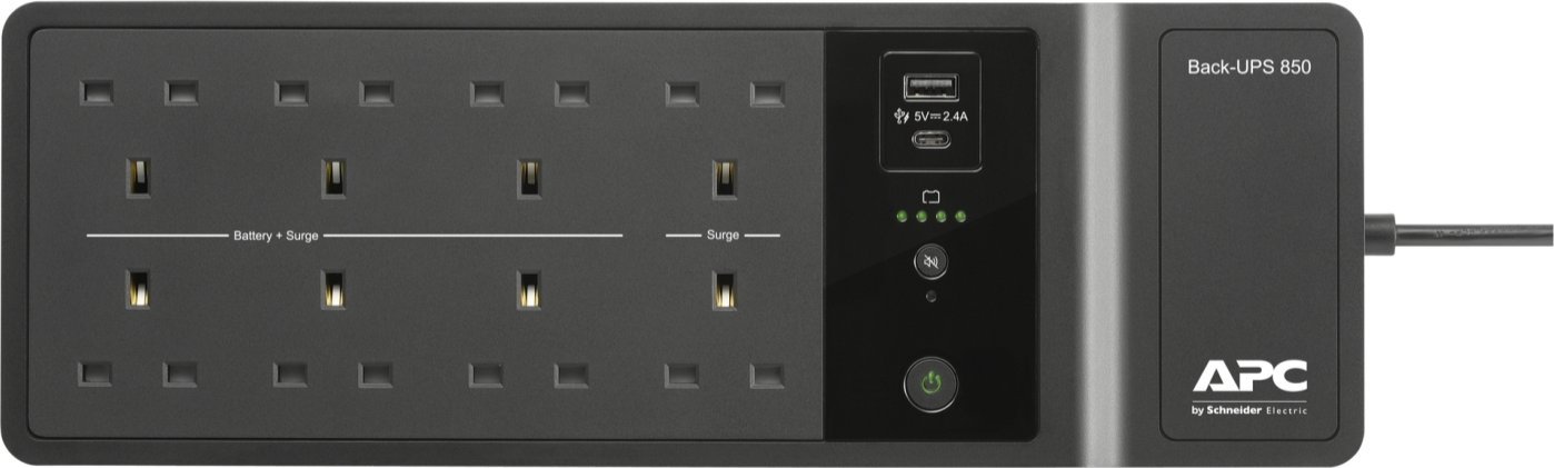 UPS APC BE850G2-UK, 520W, USB Type-C, i zi