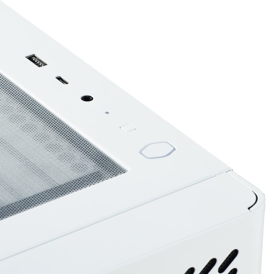 Kuti kompjuteri Cooler Master Elite 502, MIDI Tower, ARGB, e bardhë