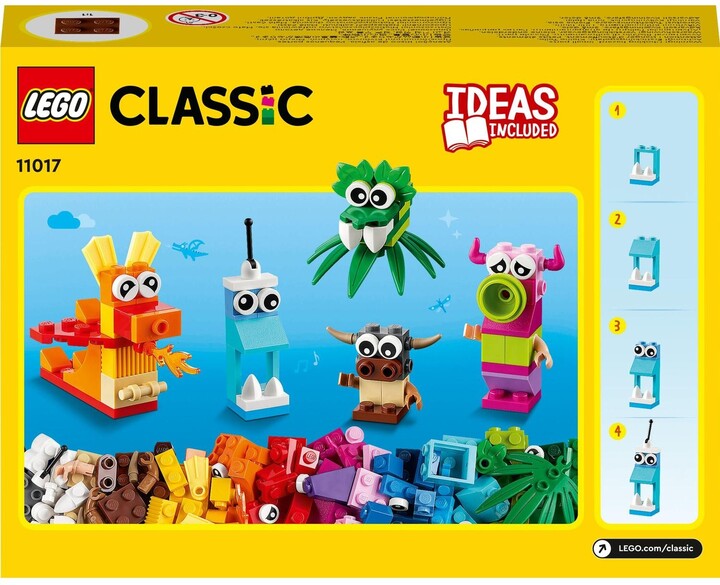 Set LEGO® Classic 11017 Creative Monsters