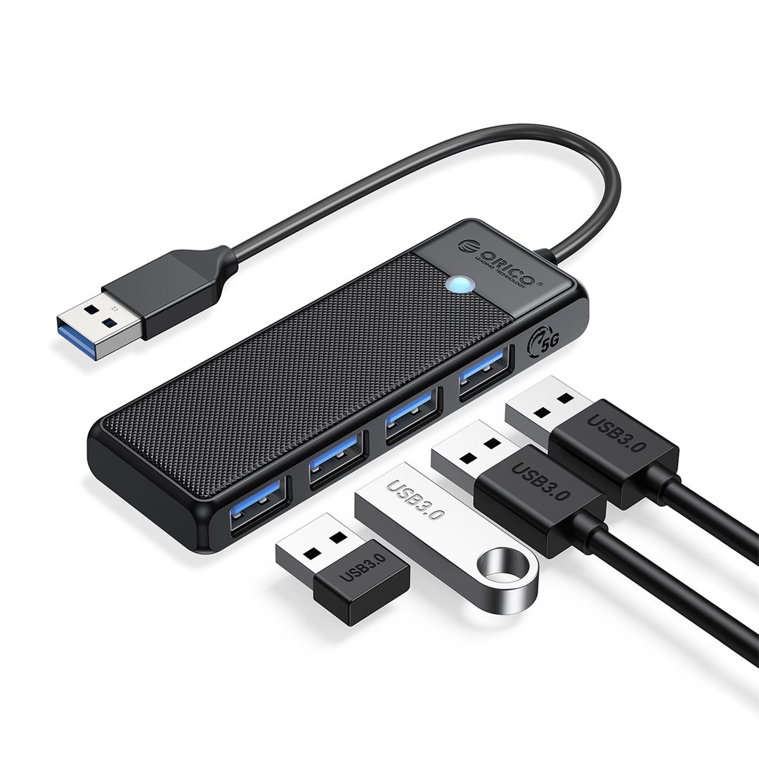 USB Hub Orico PAPW4A-U3-015, 4x USB 3.0, i zi