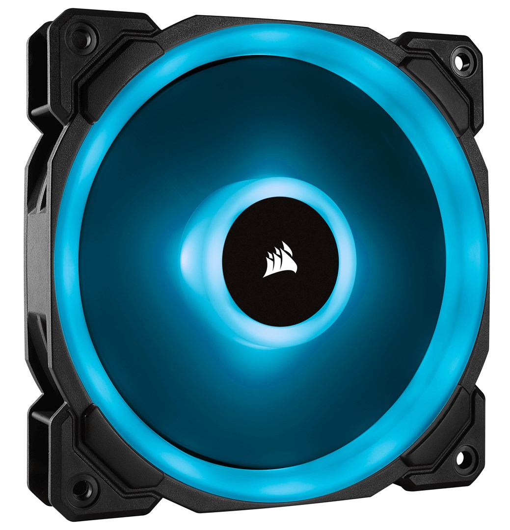 Ventilator Corsair LL120, 120mm, PWM, RGB LED, i zi