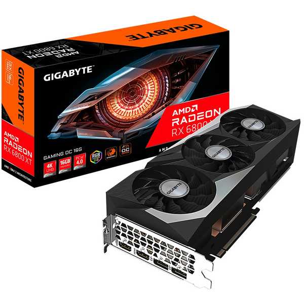 Kartelë grafike Gigabyte Radeon RX 6800 XT GAMING OC 16G AMD 16 GB GDDR6