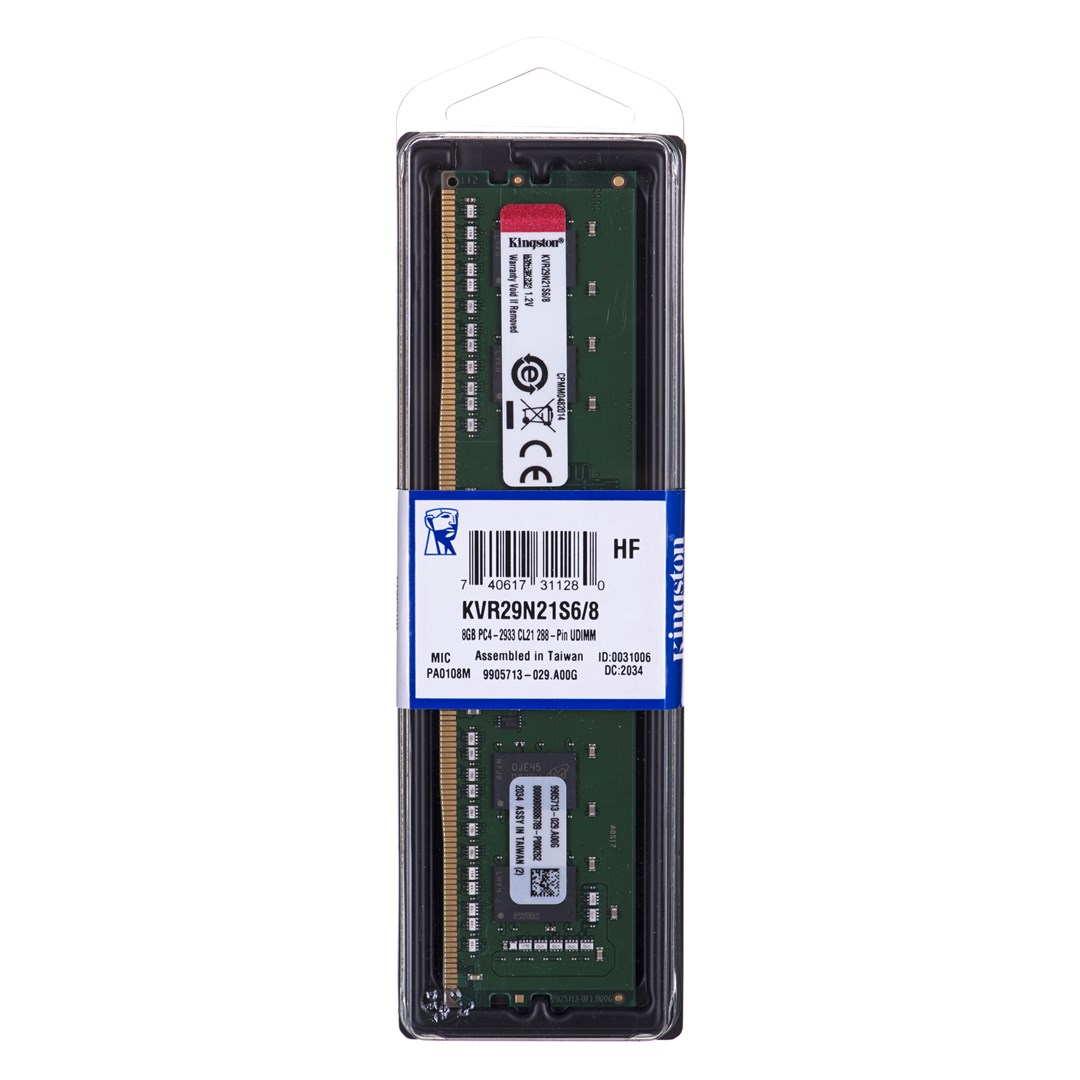 Memorie RAM Kingston KVR29N21S6/8 8 GB (1 x 8 GB) DDR4 2933 MHz