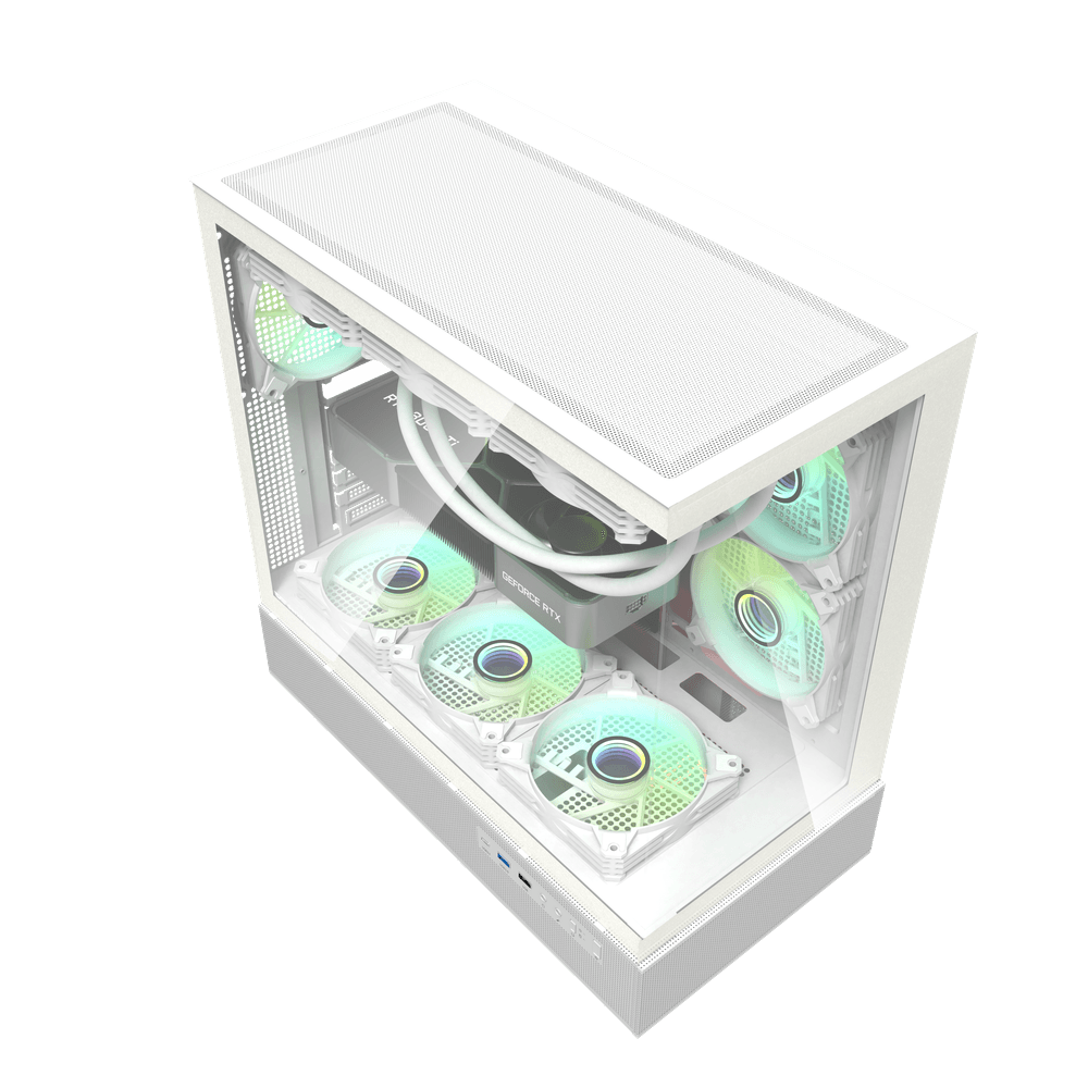 Kasë Darkflash Case DPX90, M-Tower, e bardhë