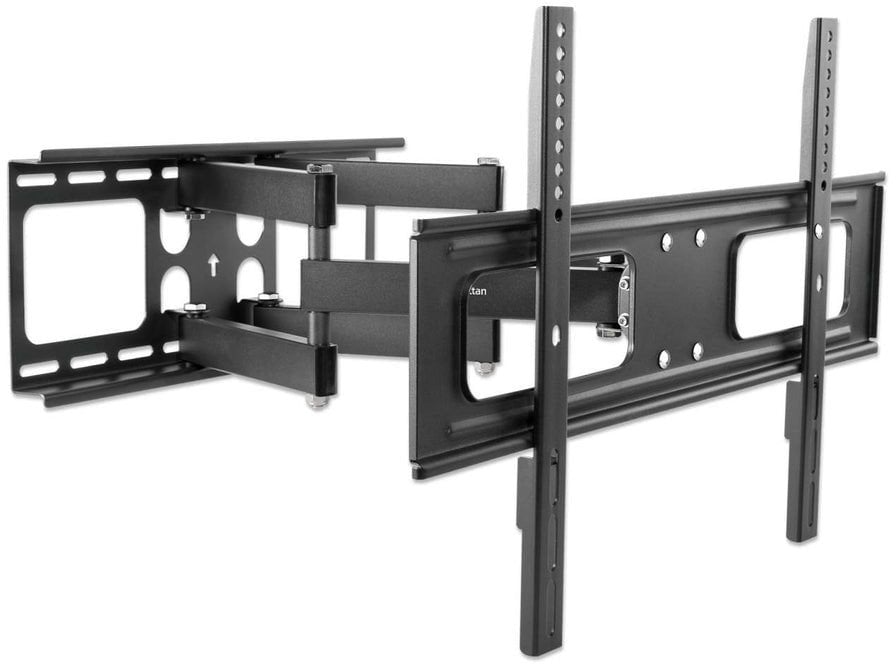 Mbajtëse muri për TV Manhattan Outdoor Full Motion, 37"-86", për ambiente të jashtme, e zezë