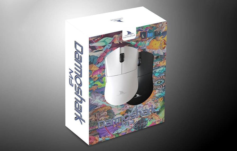 Maus gaming Darmoshark M3 Pro Max, wireless Bluetooth, 30000 DPI, optik, i zi