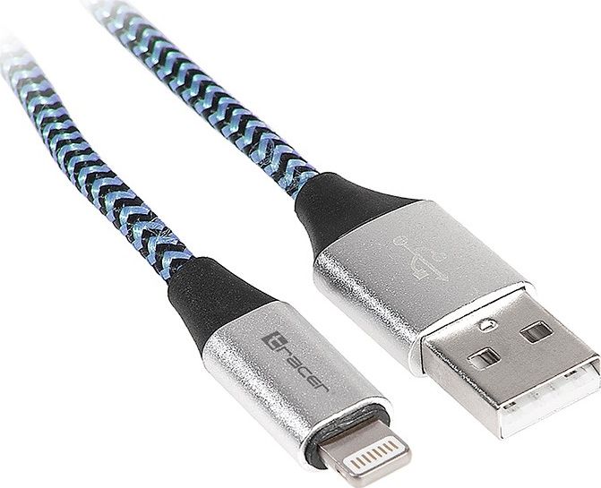 Kabllo Tracer USB-A në Lightning, 1m, e kaltër