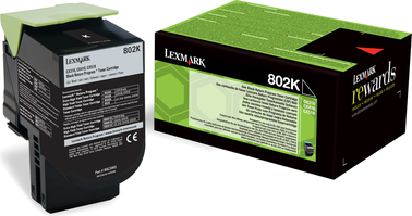 Ngjyrë Lexmark 80C20K0, e zezë