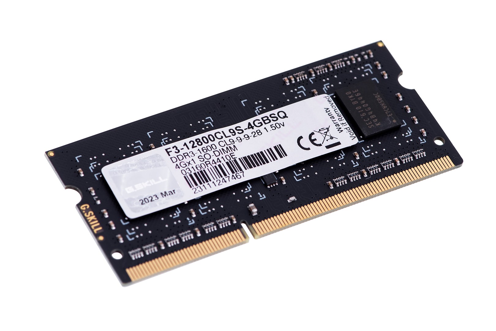 Memorie RAM G.Skill, 4GB, DDR3, 1600MHz, e zezë