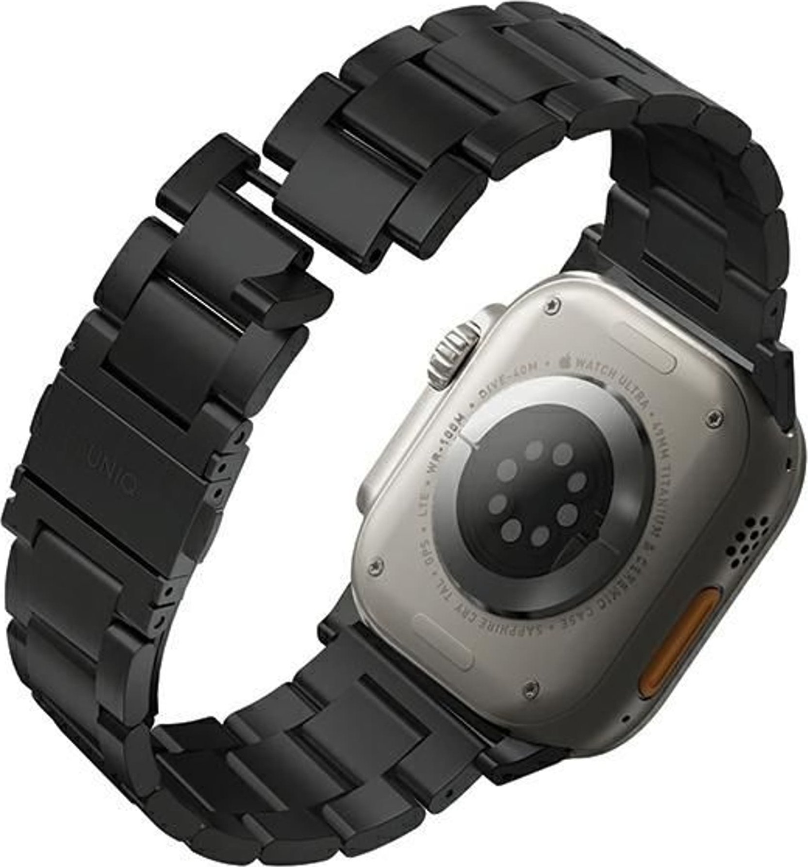 Rrip ore Uniq Osta Case për Apple Watch, çelik inox, 42 44 45 49mm, argjendtë