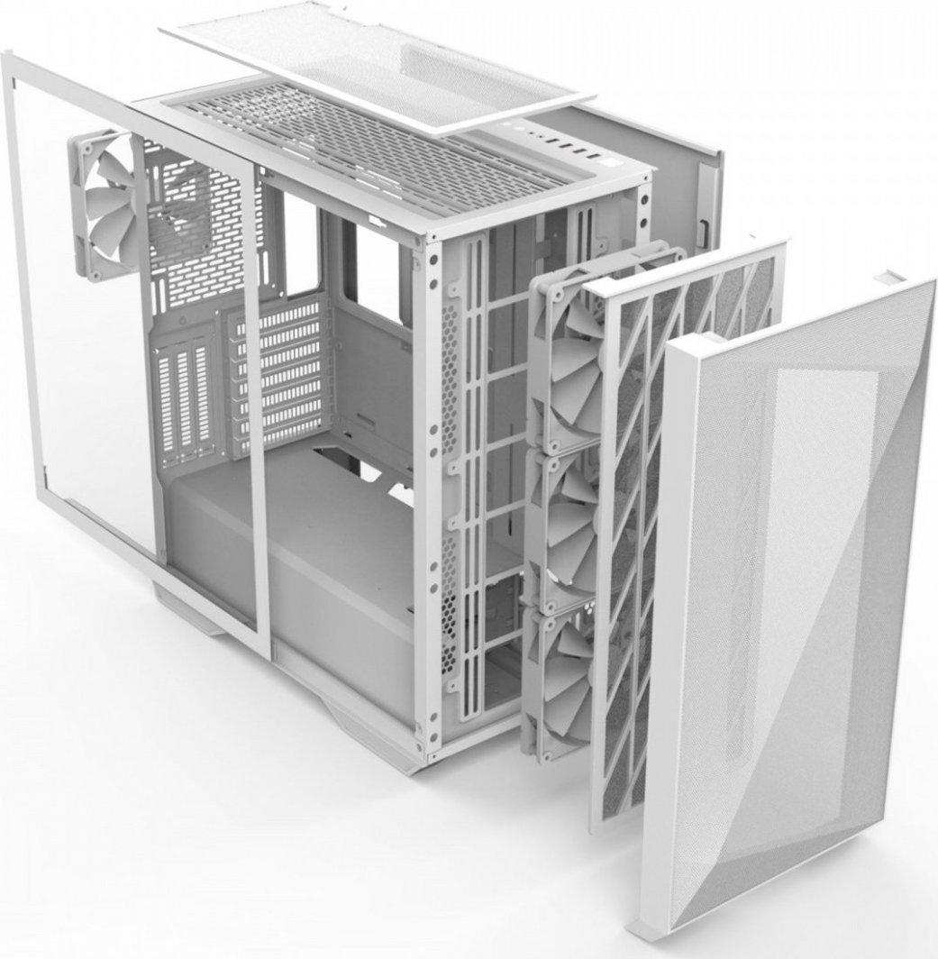 Kasë Zalman Z9 Iceberg ARGB, e bardhë, Midi Tower