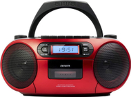 Boombox Aiwa BBTC-550RD, CD USB Bluetooth, radio FM, i kuq