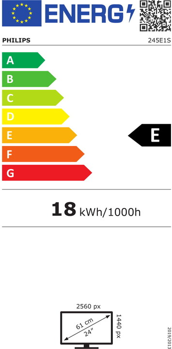 Monitor Philips 245E1S - LED 23.8''